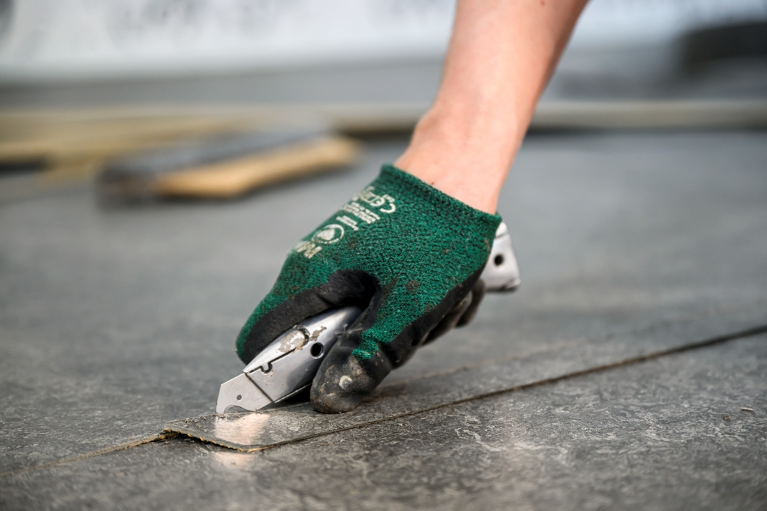 Golvläggare mattkniv